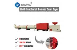 China Mineral Powder Steel Rotary Drying Machine Roller Mortar Mechanism Slag Dryer supplier