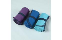 China High Quality Quick-dry Suede Microfiber Sports Towel with Elastic Band supplier
