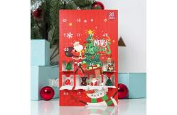 China Countdown Surprise Cardboard Gift Boxes Christmas ISO Certificated supplier