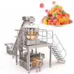 Multi-Function Gummies Weighing And Filling System Candy 14 Bucket Multihead Weigher for sale