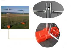 China Outdoor Temporary Removable Fence 6x12 Powder Coated Galvanized Temporary Fence supplier