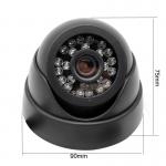 Dome Shape Car Night Vision Camera Reverse Rear View Mirror Camera 480 TVL for sale
