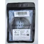 Alvin's CAT6a GigE Vision Cable 16.4ft Shielded Screw Lock RJ45