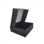 E Flute Customized Food Packaging Box Deboss CMYK Cardboard Mailing Box