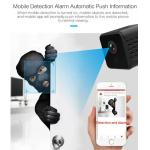 Wide Angle Mini WiFi Security Camera Multipurpose HD 1080P Smart Tracking