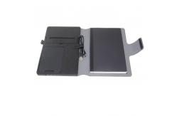 China Pu Leather Led Logo Power Bank Wireless Charging Notebook Luxury Magnetic Attraction supplier