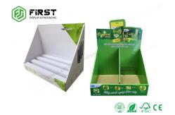 China ODM Corrugated Countertop Display Matte Laminated Cardboard Counter Display Stand supplier