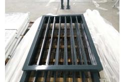 China 1.2*1m Metal Garden Fence Gate With Security Lock supplier