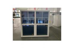 China Vinyl Plastic Frame Glass UPVC Single Hung Window Customized With Crescent Lock supplier