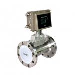 Stainless Steel Gas Turbine Flow Meter 4-20mA Output Digital Flowmeter for sale