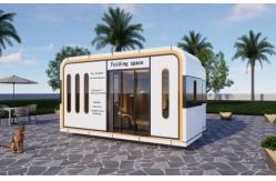 China Foldable Capsule Space Pod Homes Apple House SPC Flooring supplier