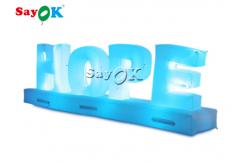 China Customizable 1.3m Inflatable HOPE Alphabet For Promotion supplier