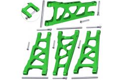 China Green Anodized Aluminum A Arms Set Front Rear ODM Stampede Upgrade Parts supplier