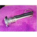 Plastic Caps Gym Equipment Parts Weight Selector Pin With Elastic Spring Rope
