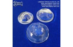 China Custom Clear Glass High-power LED Lens‌ For Industrial Lighting supplier