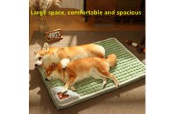 China Washable Removable Cover Dog Pillow Bed With Anti Slip Bottom supplier