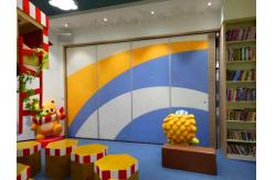 China Acoustic Folding Partition Walls With Sliding Hanging System Heat Insulation supplier