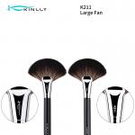 Animal Hair Fan Copper Ferrule Soft Makeup Brushes for sale