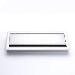 Aluminum Alloy Table Cable Management Box / Flip Up Cable Grommet Box for sale