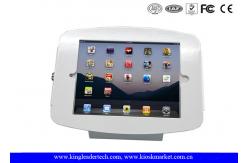 China iPad Mini White iPad Kiosk Floor Stand Lockable Wall Mount & Desktop supplier