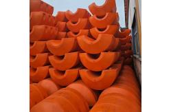 China Yellow / Orange Polyethylene Floater With Nuts And Washers Connection supplier
