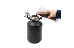 China Personalized Nitro Cold Brew Coffee Maker , 64oz Nitro Cold Brew Mini Keg supplier