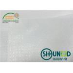 Silicon Non Woven Interlining 50% Polyester Fused Fabric For Embroidery for sale