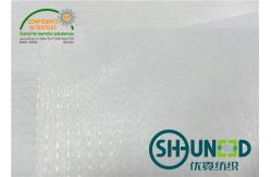 China Silicon Non Woven Interlining 50% Polyester Fused Fabric For Embroidery supplier
