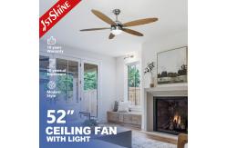 China 230V AC Motor Indoor 5 MDF Blades LED Ceiling Fan supplier