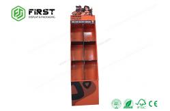 China OEM Customized Foldable Cardboard POP Displays Cardboard Floor Display Stand supplier