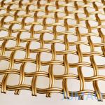 Golden 304 Stainless Steel Architectural Mesh Decorative Mesh Screen