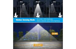 China Smart Control All In One LED Solar Street Light IP65 Waterproof 100w supplier
