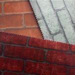Brick Design Bedroom PVC Wallpaper Peel And Stick PVC Film 0.1mm-0.15mm for sale