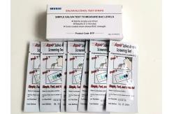 China Home 2 Minutes One Step Saliva Alcohol Test Strip 25pcs / Box supplier