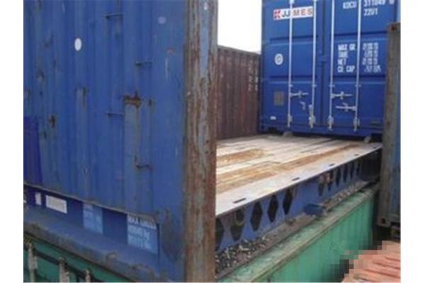 In line with international standards of second-hand 20gp steel dry containers