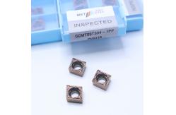 China Fracture Resistance Cermet Turning Tool Inserts Good Surface Smoothness CCMT09T304-1PP PV8310 supplier