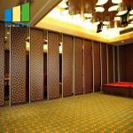 85mm Thickness Soundproofing Melamine Wooden Folding Partition Walls For Restaurant for sale