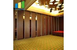 China Movable Soundproof Folding Room Partitions Aluminum Frame + Board Structure supplier