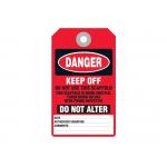 Plastic Safety Tag Polyester Waterproof Durable Lockout  Scaffolding Tag for sale