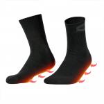 Winter Battery Powered Electric Heated Socks With 2200Mah For Hunting Camping Hiking Riding Cycling for sale