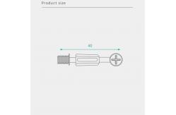 China 40mm Steel Minifix Connecting Bolts With Nylon Dowel, Furniture Cabinet Connector supplier