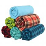 Ultralight Fleece Blanket Sleeping Bag Hotel / Train Trip Relaxing Use