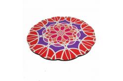 China 4m Thickness Lace Round Blank Sublimation Placemats supplier