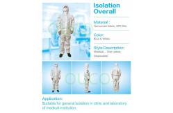 China Non Toxic Disposable Full Body Suit Antibacterial Good Physical Properties supplier