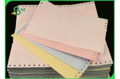 China 55gsm NCR Computer Printing Paper For Receipt 280mm 381mm High Smoothness supplier