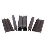 Powder Coating Extruded Wardrobe Aluminium Profile For Sliding Closet Door Frame for sale