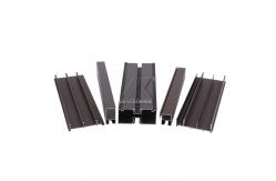 China Powder Coating Extruded Wardrobe Aluminium Profile For Sliding Closet Door Frame supplier