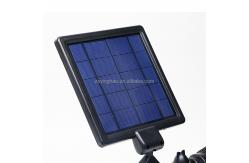 China 12LEDs 20-600Lumen Solar Motion Sensor Spotlight Dual Head Solar Spotlight supplier