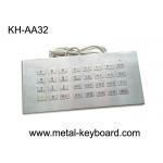 Metal Charging Stainless Steel Keyboard with durable Laser engraved characters for sale