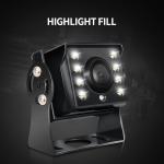 LED Light Car Reversing Rear View Camera Waterproof 600TVL Horizontal Resolution for sale